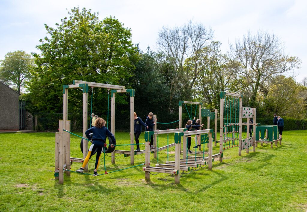 Trim Trail on grass