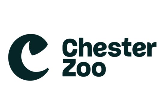 This image shows the Chester Zoo logo 2026