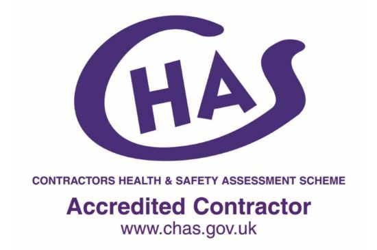 This image shows the Contractors Health & Safety Assessment Scheme - Accredited Contractor logo