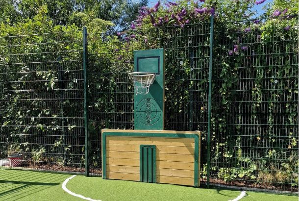 Timber Kick Board inc Basketball & Target - Image 8