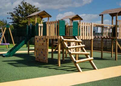 This image shows Janga play tower at Moss Bank School in Blackpool
