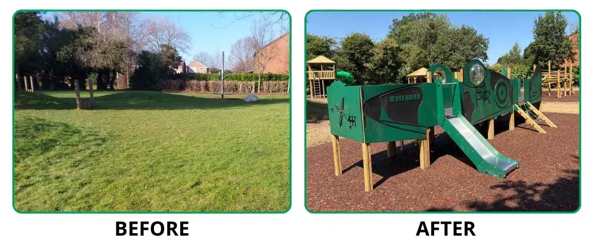Fradley Parish Council before and after