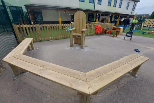 Octagonal Modular Seating (3 Piece) - Image 4