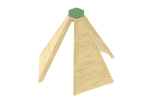 Timber Teepee - Timber Playground Equipment