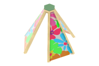 Flower Teepee - Timber Playground Equipment