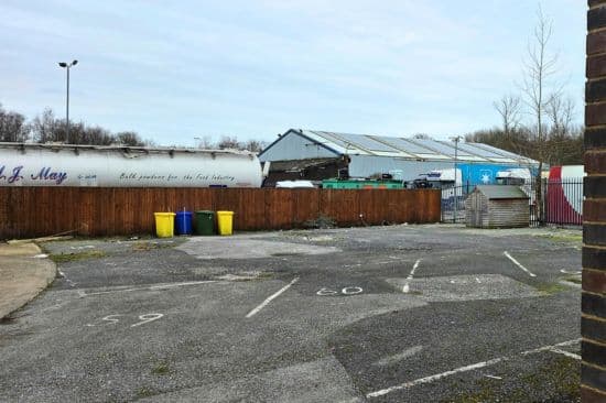 This image shows the before shots of the playground at Lake House School in Bolton, Manchester