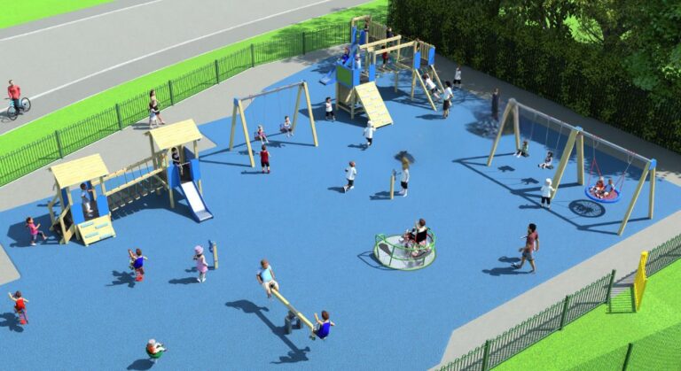 This image shows the design image from Creative Play for Ammanford parish council