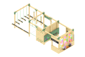 INCLUSIVE SPEY CLIMBING FRAME - Timber Playground Equipment