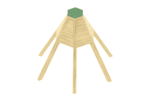 Shelter Teepee - Timber Playground Equipment
