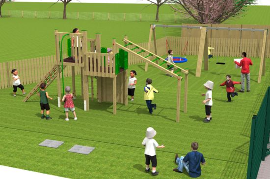 This image shows the design cad drawings for the Oakmere activity centre at Dacre Village Hall