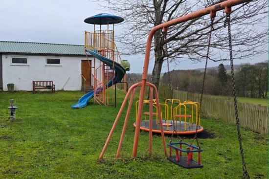 This image shows the playground before creative play took on the project