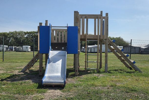 This image shows a Windermere activity centre on grass