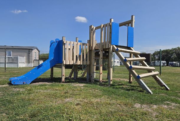 This image shows a Windermere activity centre on grass